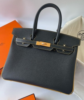 에르메스 버킨백30 블랙 금장 앱송